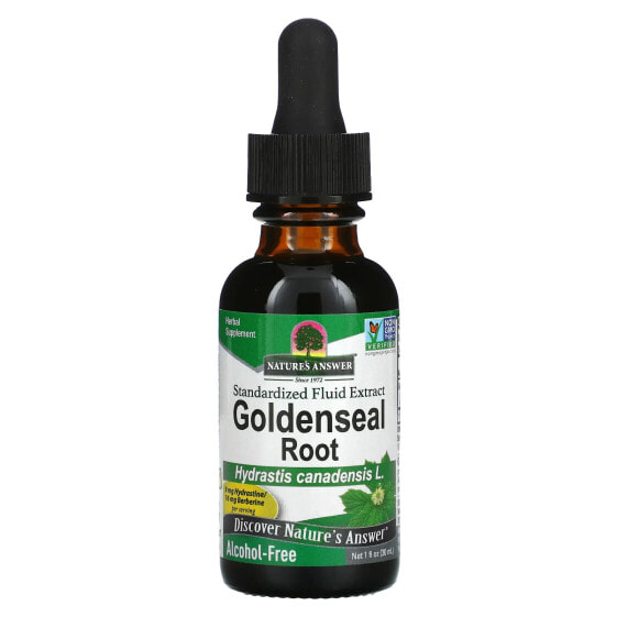 Goldenseal Root, Standardized Fluid Extract, Alcohol-Free, 1 fl oz (30 ml)