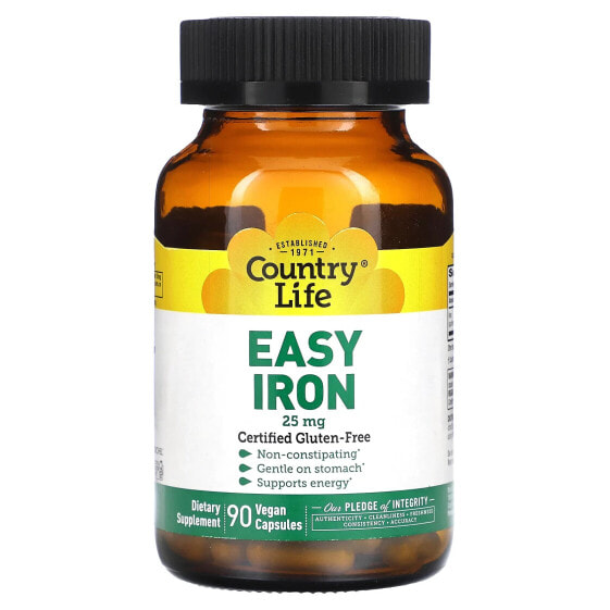Easy Iron, 25 mg, 90 Vegan Capsules
