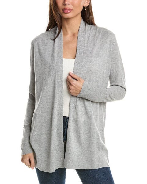 Forte Cashmere Easy Silk & Cashmere-Blend Cardigan Women's