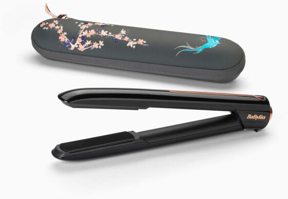 Babyliss 9000RU Wireless Hair Straightener with Battery, Ceramic Plates for Smoother Hair, 15 Seconds Quick Heating, Straightening Hair 200°C Max, Without Cable, 500 g Light