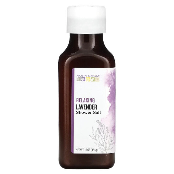 Shower Salt, Relaxing Lavender, 16 oz (454 g)