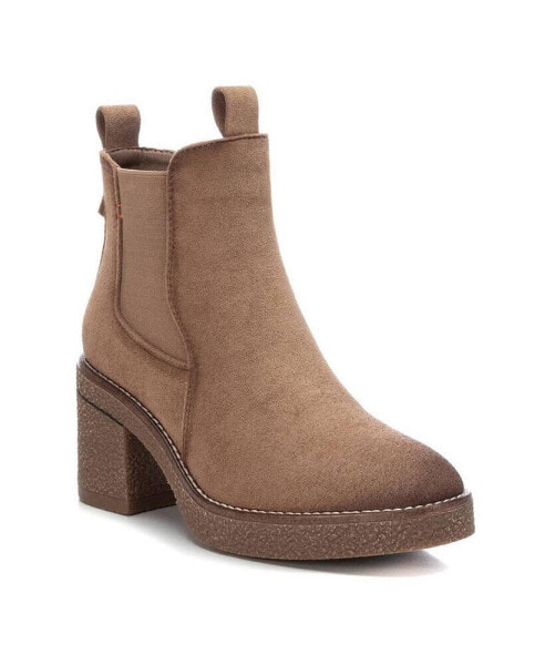 Women's Suede Ankle Booties By XTI