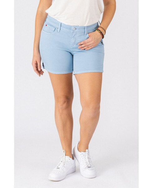 Plus Size Side Vent Shorts