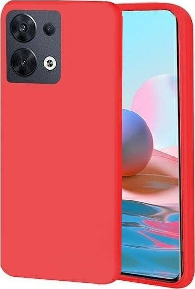 Beline Beline Etui Candy Oppo Reno 8 czerwony/red