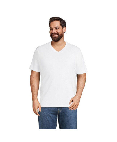 Men's Big & Tall Super-T Short Sleeve V-Neck T-Shirt