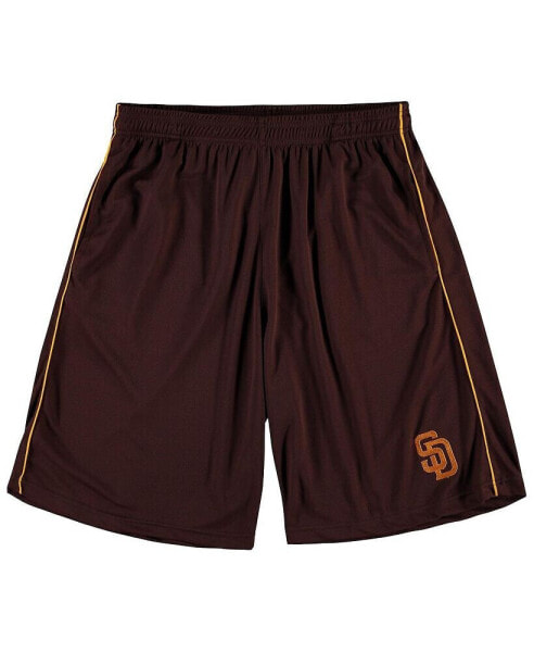 Шорты мужские Fanatics San Diego Padres коричневые великолепного качестваиз сетчатой ткани.