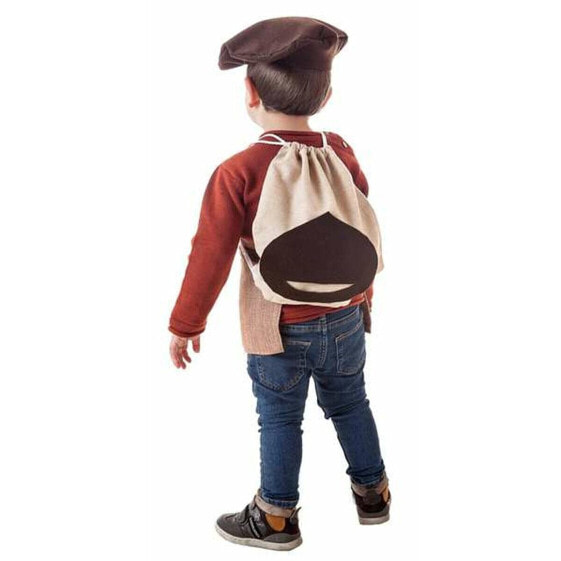 Costune accessorie Rucksack Chestnut seller, male Brown