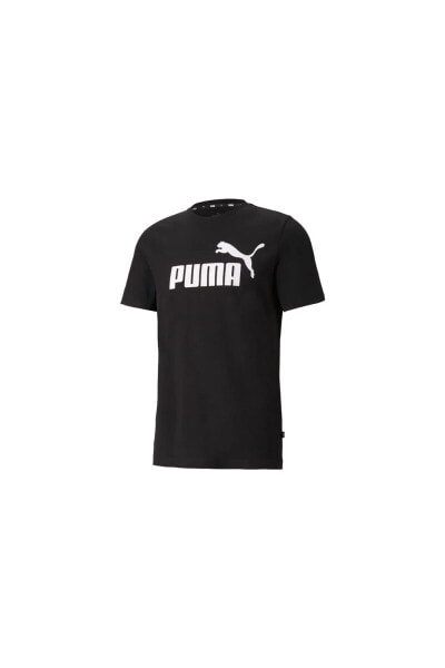 Футболка мужская PUMA Ess Logo Tee черная 586666-01