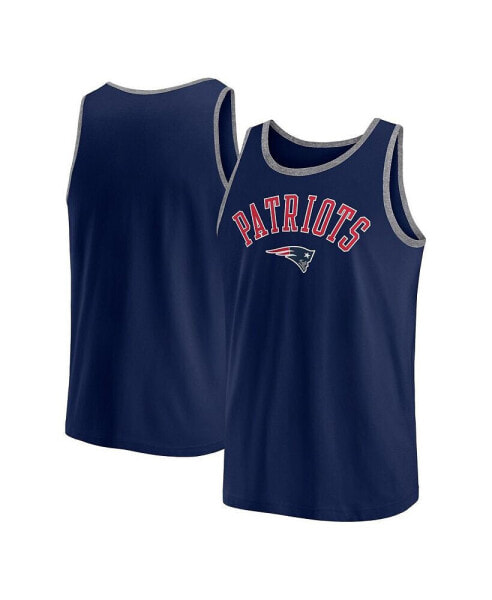 Men's Navy New England Patriots Bet Tank Top