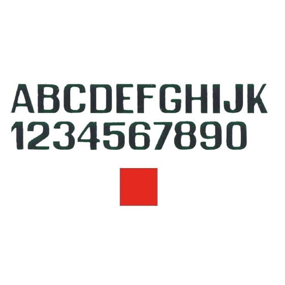 INTERNATIONAL LETTERFIX B Letter Stickers