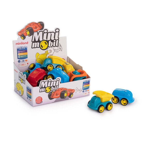 Конструктор для детей Miniland Minimobil Jobs 12 см 14 шт
