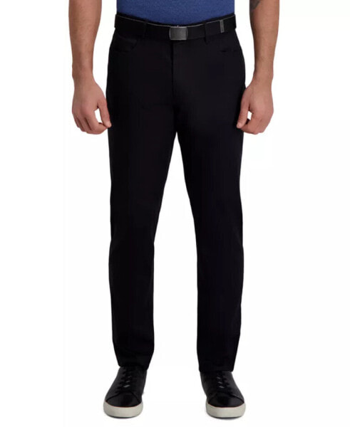 Haggar Men Active Series City Flex Traveler Slim-Fit Dress Pants Black 29Wx30L