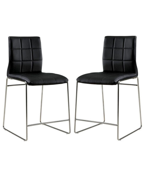 Poipen Tufted Pub Dining Chair (Set of 2)