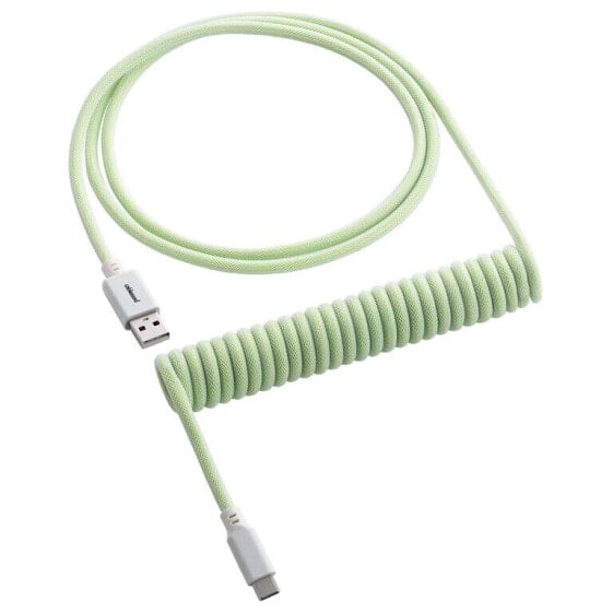 CableMod Classic Coiled Keyboard Cable USB-C zu USB Typ A, Lime Sorbet - 150cm