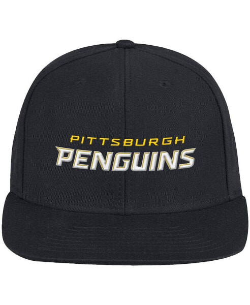 Чёрная мужская бейсболка Pittsburgh Penguins Adidas