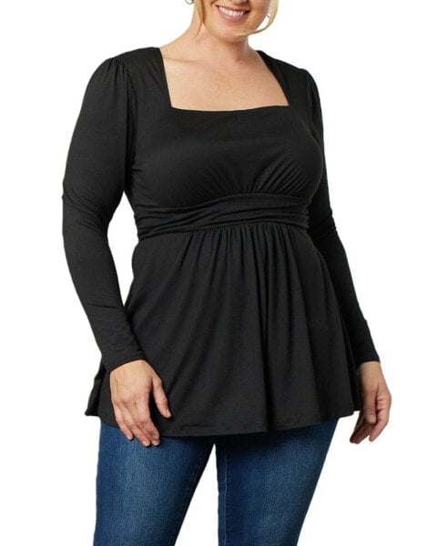 Plus Size Delilah Long Sleeve Top