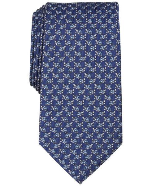 Men's Turtle-Print Tie, Created for Macy's