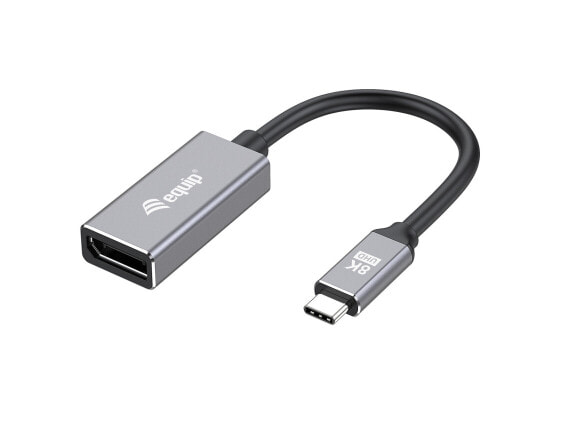 Equip USB-C to DisplayPort 1.4 Adapter - 8K/30Hz - 0.15 m - USB Type-C - DisplayPort - Male - Female - Straight