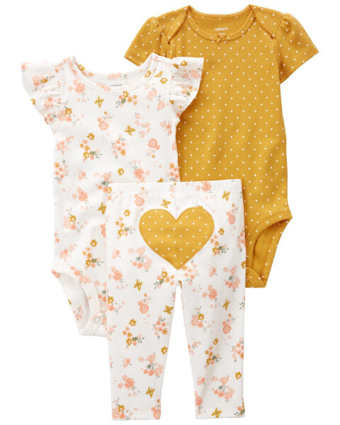 Baby 3-Piece Heart Little Character Set 9M