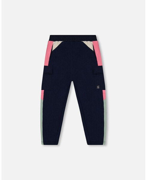 Big Girls Cargo Jogging Pant Navy