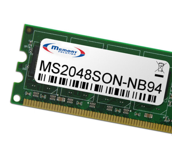 Memory Solution MS2048SON-NB94 модуль памяти 2 GB