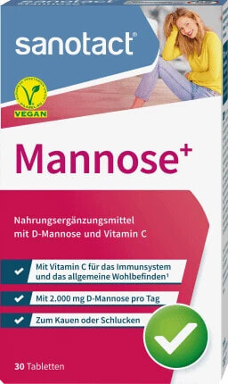 D-Mannose Plus Tabletten 30 St, 19 g