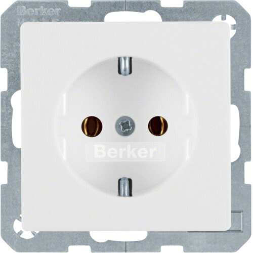 Berker Hager 47436089 - Type F - White - Duroplast - Plastic - 250 V - 16 A - 50 - 60