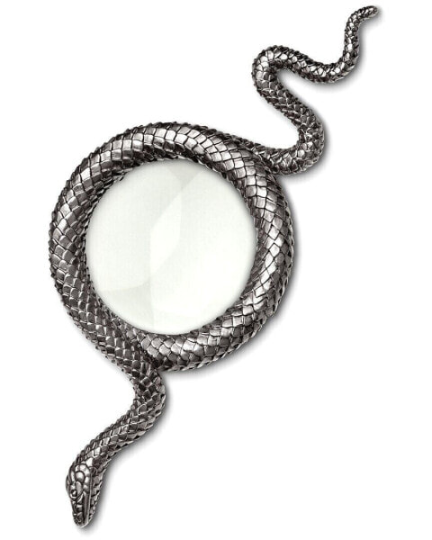 L'objet Snake Platinum Magnifying Glass Gold