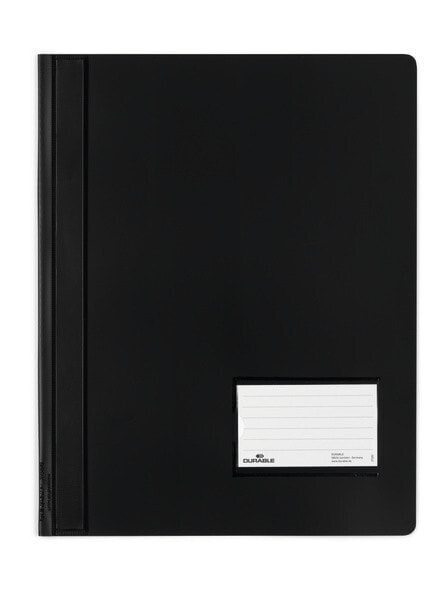 Durable Document Folder - Black - PVC - A4 - 1 pockets