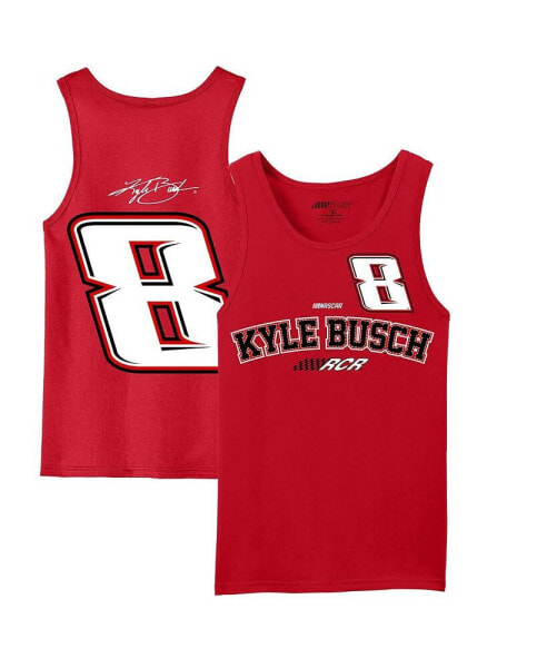 Men's Red Kyle Busch Tank Top