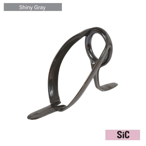 Fuji GMHBSG SIC Shiny Gunsmoke Gray Slim Double Foot Guide -Pick Size-Free Ship