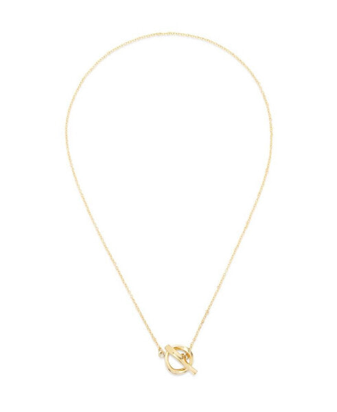 SOKO 24K Gold-Plated Twist Lariat Necklace