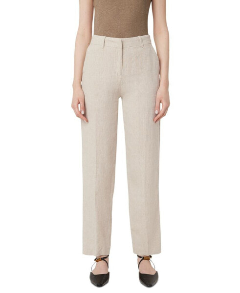 Women's Jane Linen Straight-Leg Pants