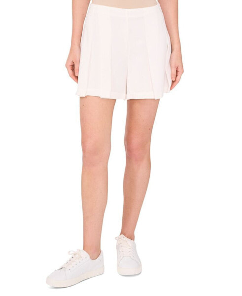 Women's Stitched Pleated Shorts