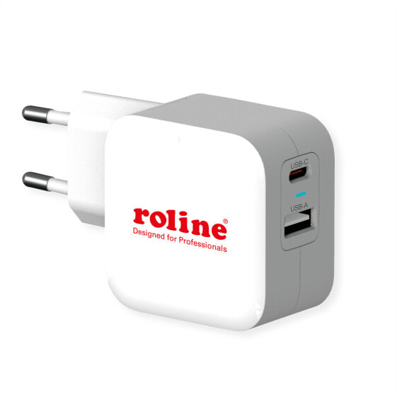 ROTRONIC-SECOMP USB Ladegerät 38W 1xUSB C PD+ 1xUSB-A QC GaN - Power Supply - USB Typ C