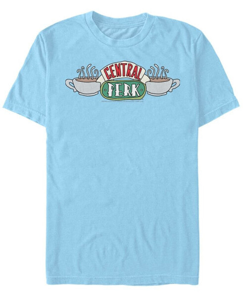 Friends Men's Central Perk Coffee Mug Logo Short Sleeve T-Shirt