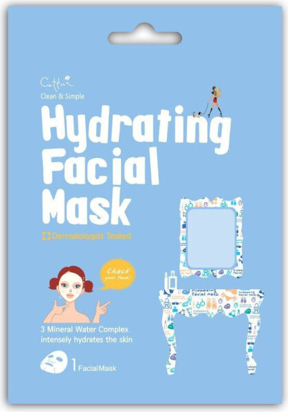 Cettua Hydrating Facial Mask intensywnie nawilżająca maska do twarzy w płacie