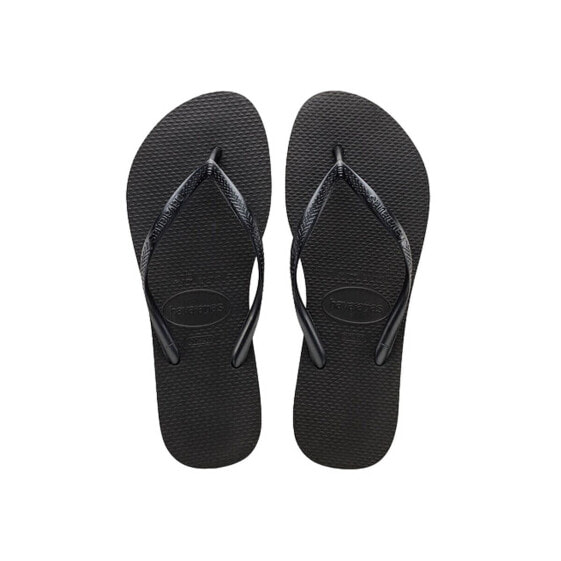 Шлепанцы для женщин Havaianas 4000030-0090 41/42 Чёрный