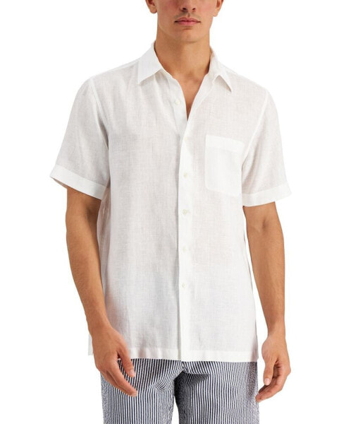 Men's 100% Linen Shirt, Created for Macy's