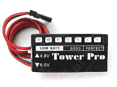 Tower Pro Voltage Indicator 4.8-6.0V Receiver