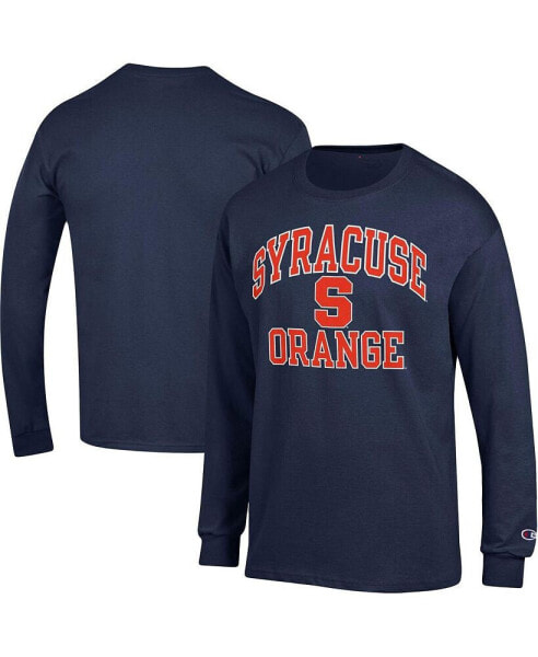 Men's Navy Syracuse Orange High Motor Long Sleeve T-shirt