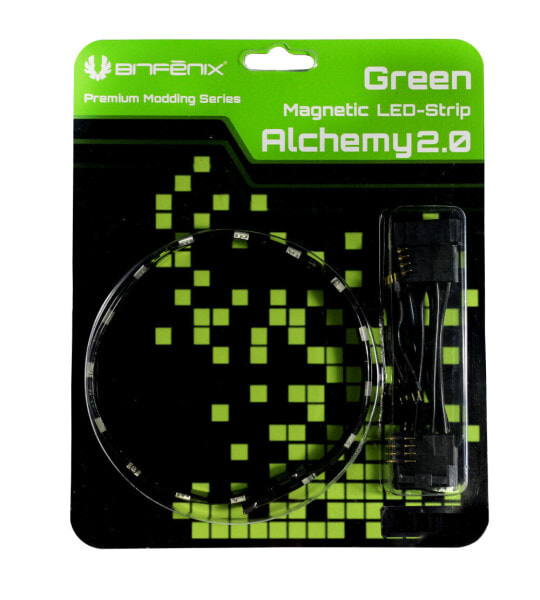 BitFenix Alchemy 2.0 - Indoor - Polyurethane - Polyvinyl chloride (PVC) - Copper - Green - 30 bulb(s) - LED - 1.44 W
