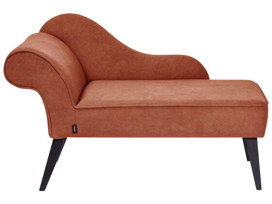 Диван Beliani Chaiselongue BIARRITZ Гельбрантэ с листьями