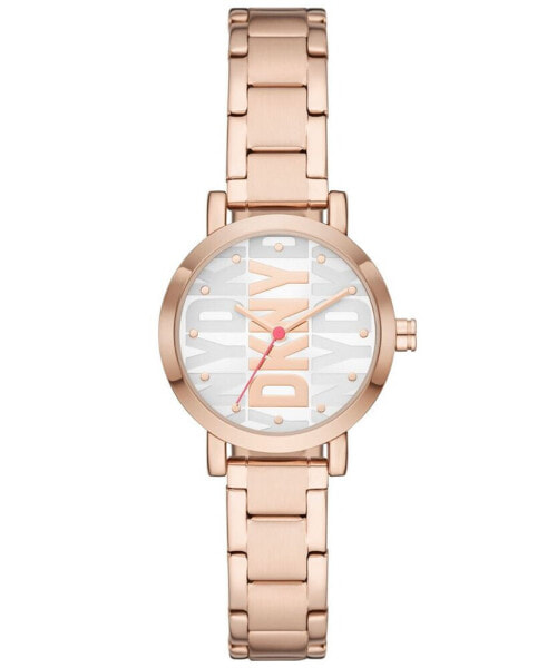 Women's Soho Three-Hand Rose Gold-Tone Stainless Steel Watch 28mm