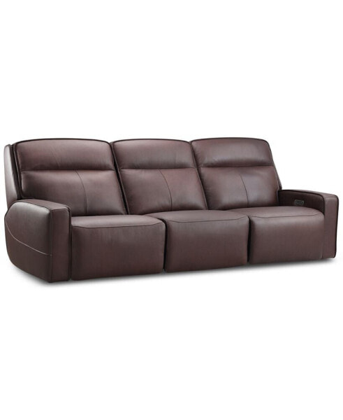 Dextan Leather 3-Pc. Sofa with 2 Power Recliners, Created for Macy's