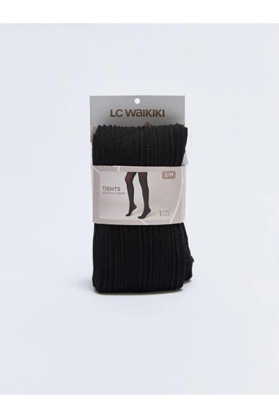 LCW DREAM Düz Fitilli Kadın Külotlu Çorap