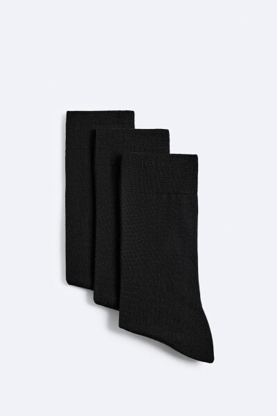 3-pack of mercerised cotton socks