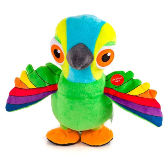 BANDAI The Zenon Farm Peppe Parrot Plush Toy With Sound