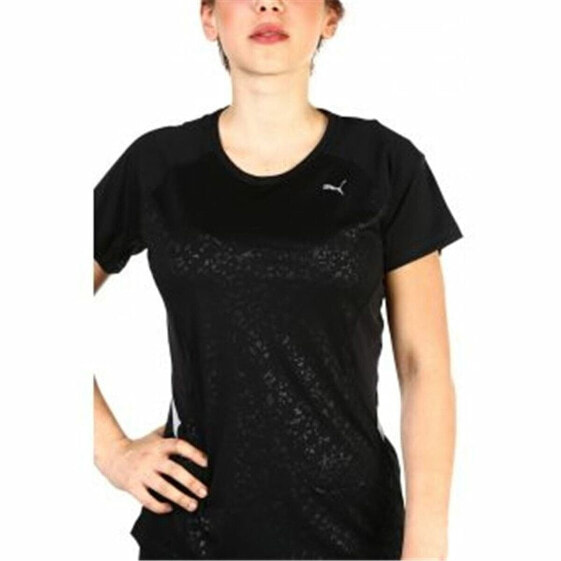 Женская спортивная футболка с коротким рукавом PUMA Graphic Tee Чёрный
