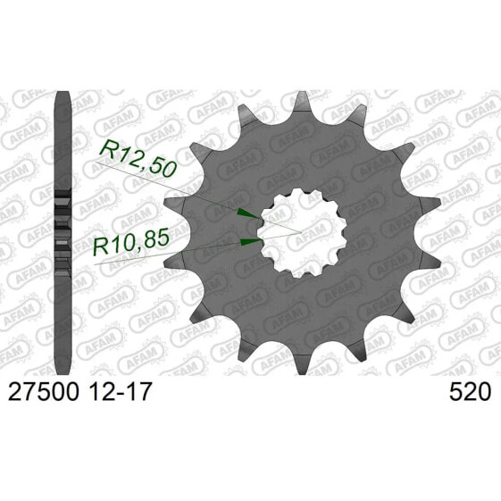 AFAM 27500NR Rubber Noise front sprocket